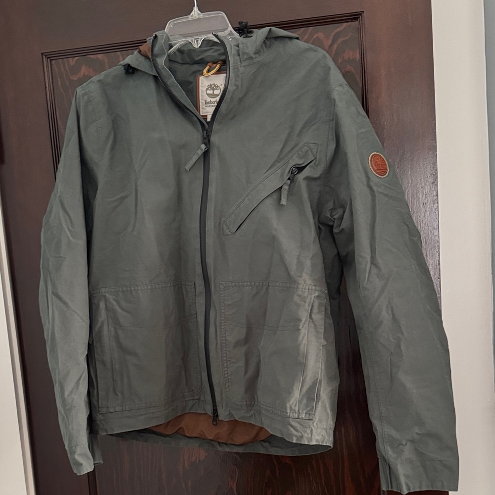 Timberland Men's Green Waterproof  Jacket